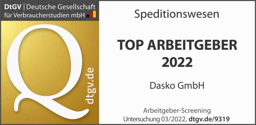 Dasko Top Arbeitgeber 2022