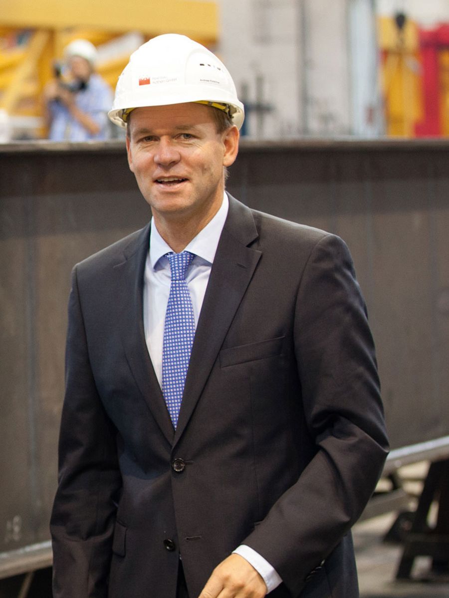 Andreas Klatschow, Geschäftsführer der Kranbau Köthen GmbH Andreas Klatschow, Geschäftsführer der Kranbau Köthen GmbH