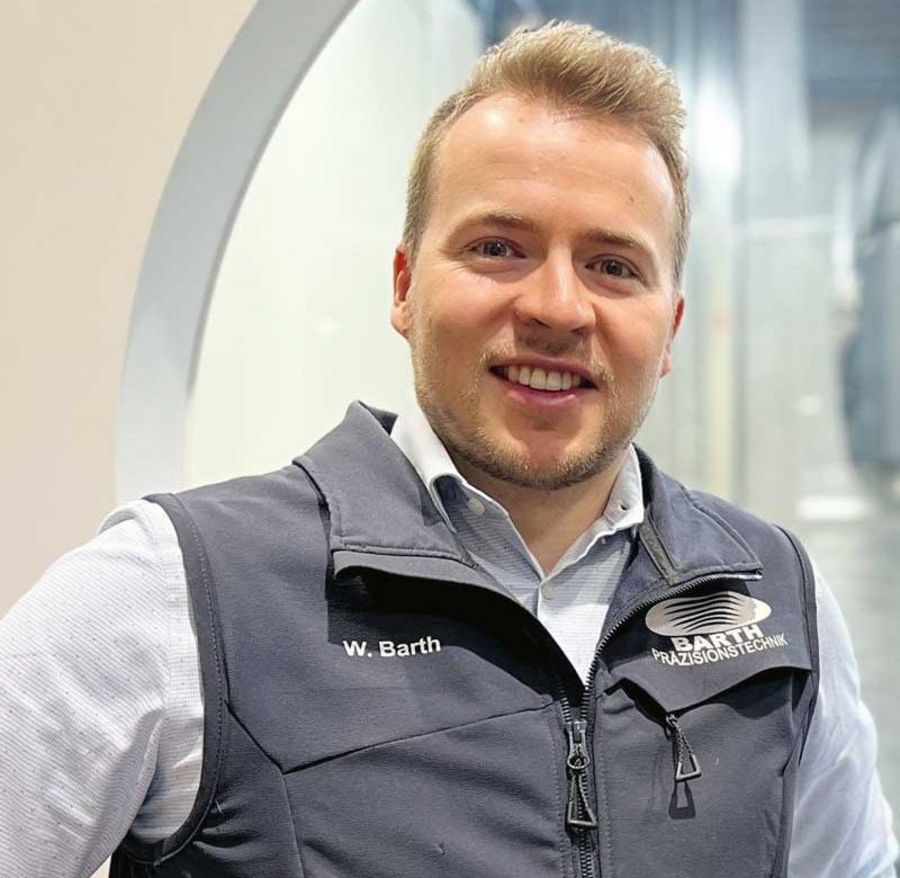 Wolfram Barth, Geschäftsführer der BARTH Präzisionstechnik GmbH