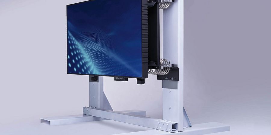 Das 55-Zoll-Display von Elesia. Das 55-Zoll-Display von Elesia.
