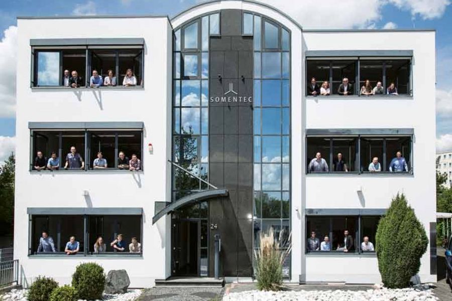 Die Somentec Software GmbH an ihrem Standort in Langen