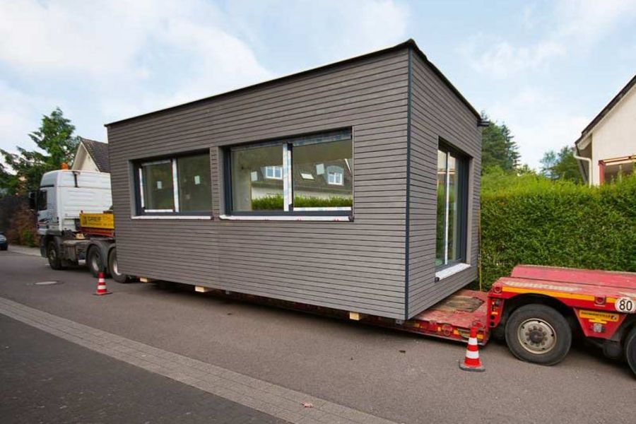 Holzbau Henz Modulbau Transport Holzbau Henz Modulbau Transport