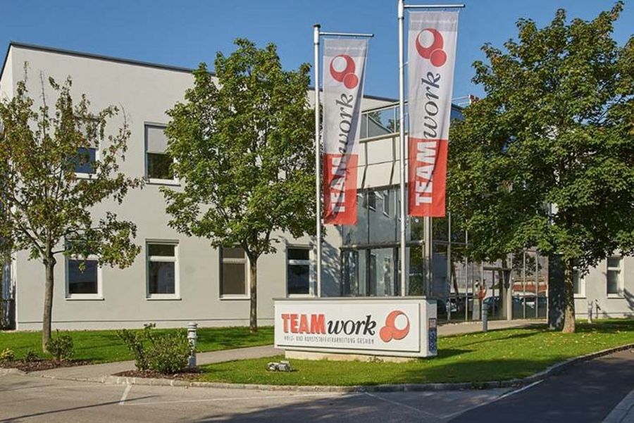 Teamwork Firmengebäude Teamwork Firmengebäude