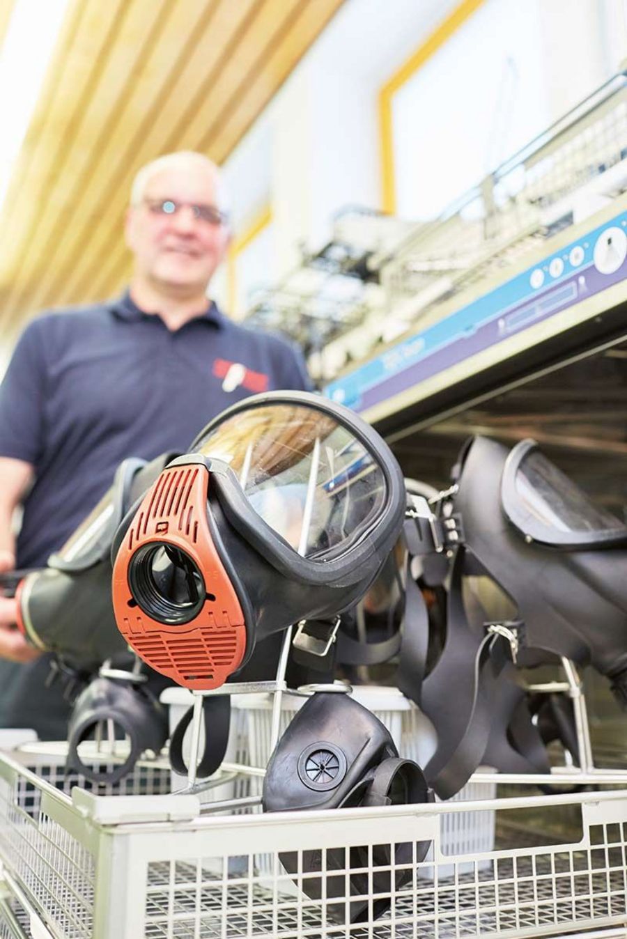 Meiko TopClean M ist ein Reinigungsgerät für Atemschutzmasken