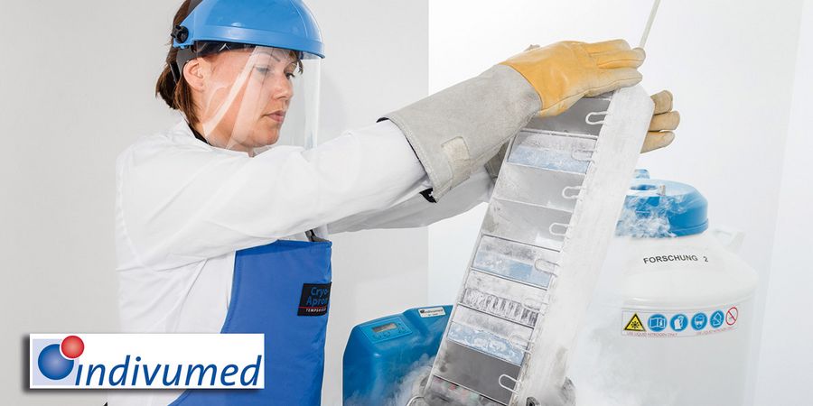 Indivumed - Einfrieren der Proben Indivumed - Einfrieren der Proben