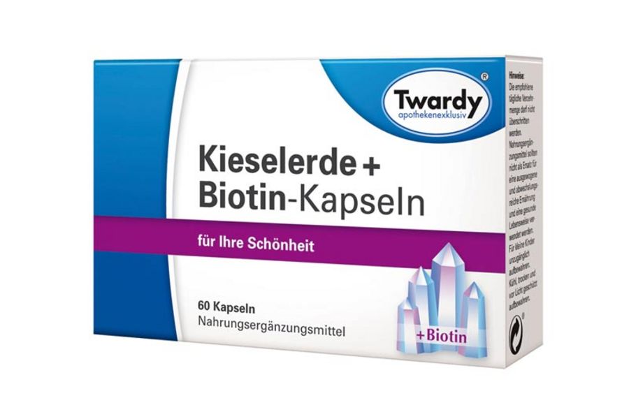 Astrid Twardy Kieselerde + Biotin-Kapseln Astrid Twardy Kieselerde + Biotin-Kapseln