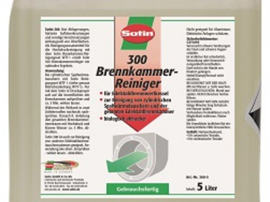 Sotin 300 Edelstahl-Brennkammerreiniger