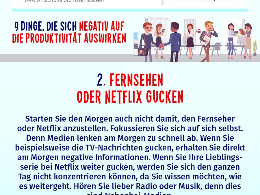 Fernsehen oder Netflix gucken