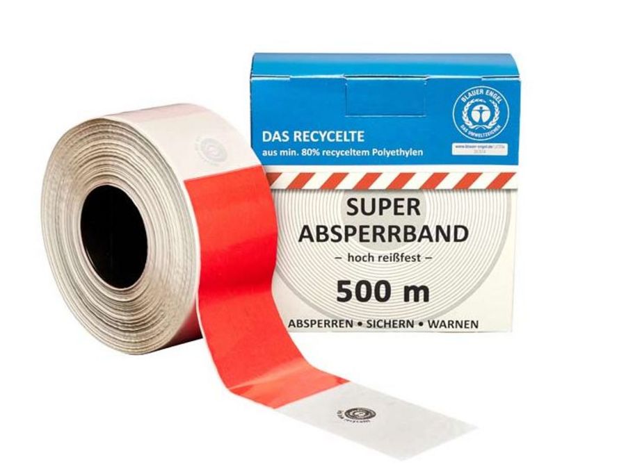 KELMAPLAST Absperrband mit Blauem Engel KELMAPLAST Absperrband mit Blauem Engel