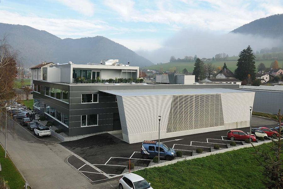 Die Sontex SA hat ihren Hauptsitz in Sonceboz in der Schweiz Die Sontex SA hat ihren Hauptsitz in Sonceboz in der Schweiz