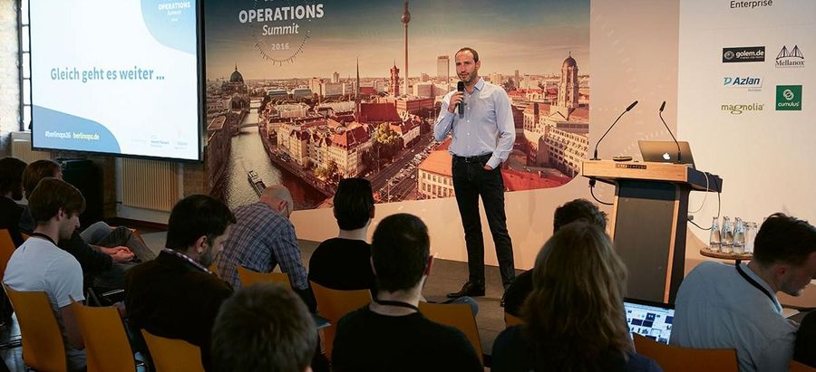 Marc Korthaus beim Berlin-Ops-Summit Marc Korthaus beim Berlin-Ops-Summit