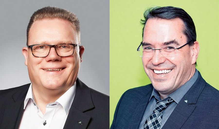 René Schneider, Geschäftsführer und Dr. Thomas Neyers, Leiter Koordination Stabstellen der Alsco Berufskleidungs-Service GmbH René Schneider, Geschäftsführer und Dr. Thomas Neyers, Leiter Koordination Stabstellen der Alsco Berufskleidungs-Service GmbH