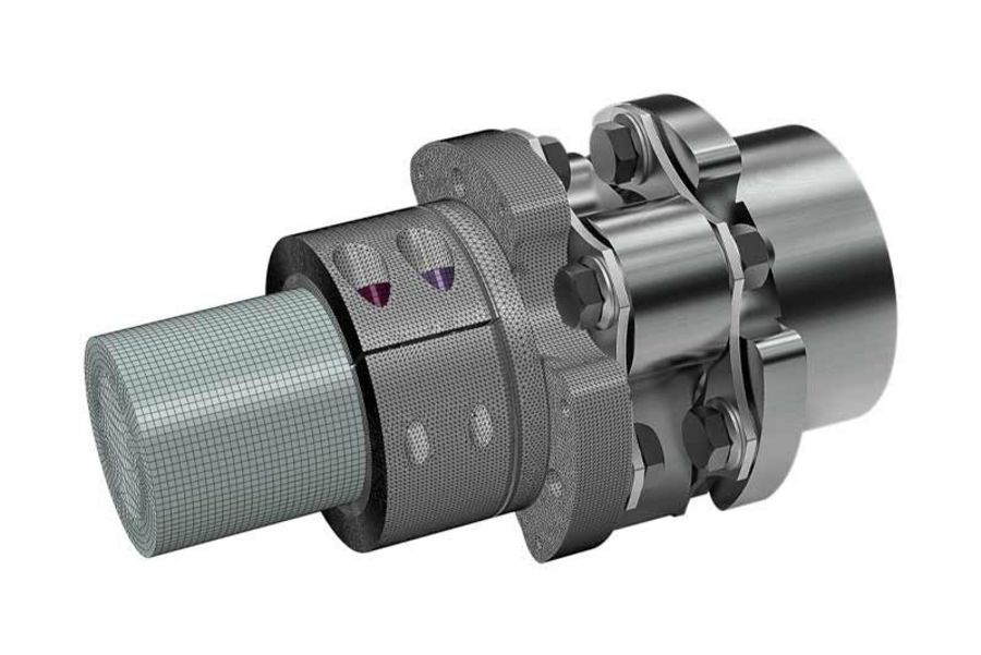 Wölfel Engineering Kupplungsnabe aus der CAE-Simulation Wölfel Engineering Kupplungsnabe aus der CAE-Simulation