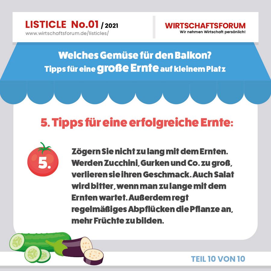Gemüse für den Balkon Gemüse für den Balkon