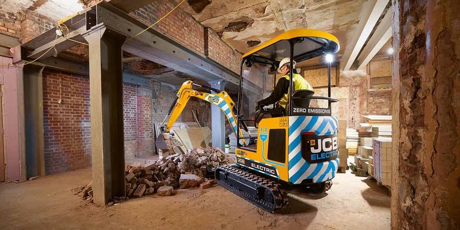 Z&P Baumaschinenservice Elektrisch betriebener Minibagger Z&P Baumaschinenservice Elektrisch betriebener Minibagger