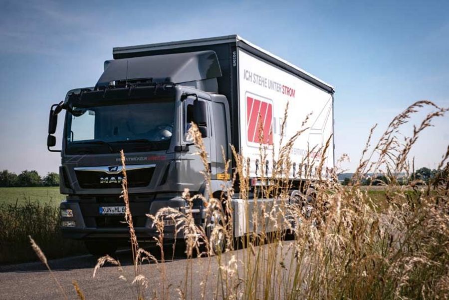 Metzger Spedition - E-Lkw im Hohenlohekreis Metzger Spedition - E-Lkw im Hohenlohekreis