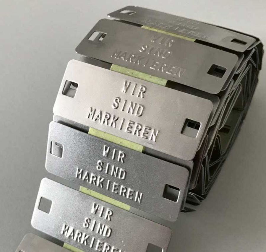 Partex Marking Systems Edelstahlmarkierungen Partex Marking Systems Edelstahlmarkierungen