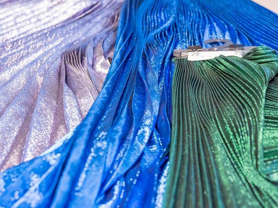 Ruffo Tessuti dress Produktion