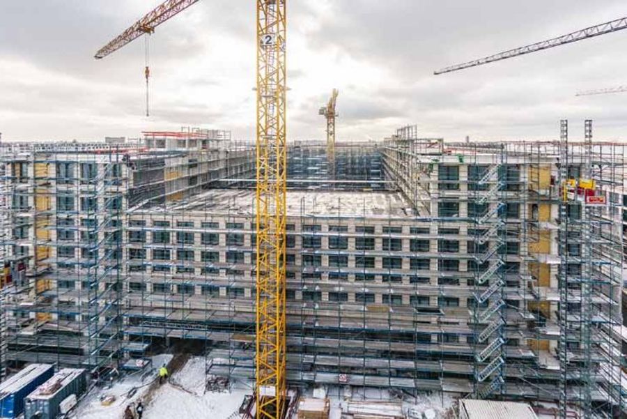 Opitz Holzbau Südkreuz Rohbau Opitz Holzbau Südkreuz Rohbau