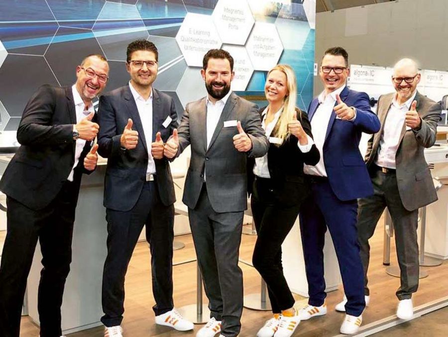 Das sycat-Vertriebsteam um den Geschäftsführer Marco Idel und Frank Schroeder