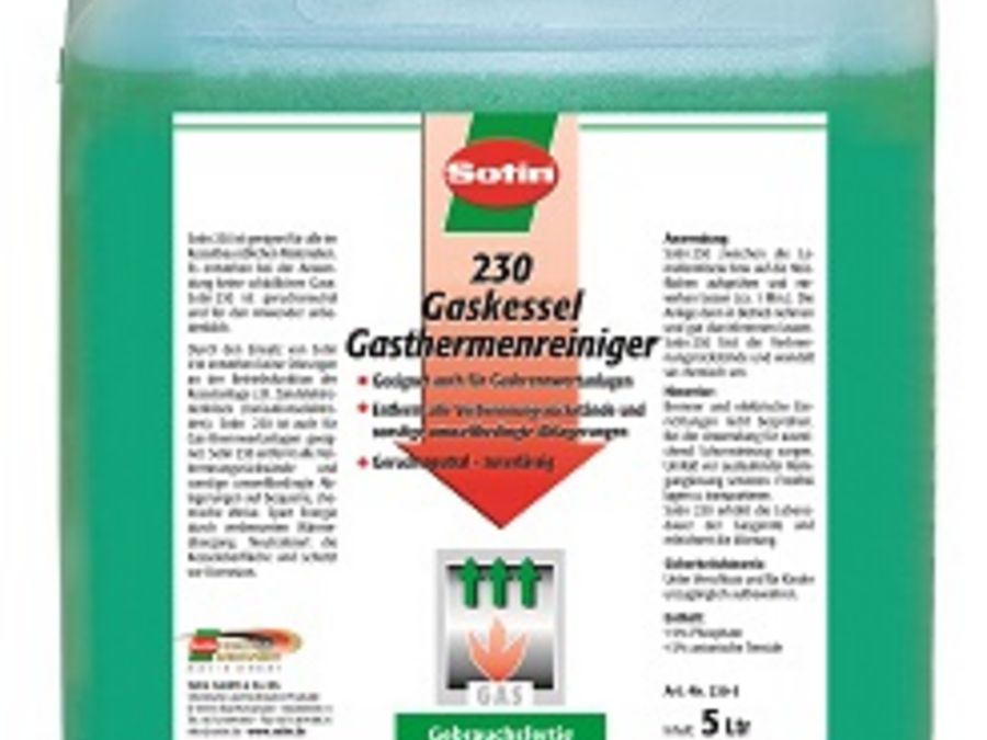 Sotin 230 Gaskessel- und Gasthermenreiniger