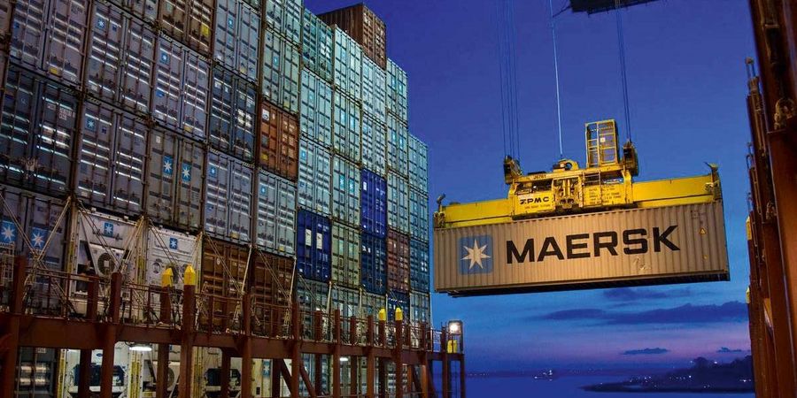 Mit einem Marktanteil von 13,5 bis 14% ist Maersk die weltweite Nummer eins in der Containerschifffahrt Mit einem Marktanteil von 13,5 bis 14% ist Maersk die weltweite Nummer eins in der Containerschifffahrt