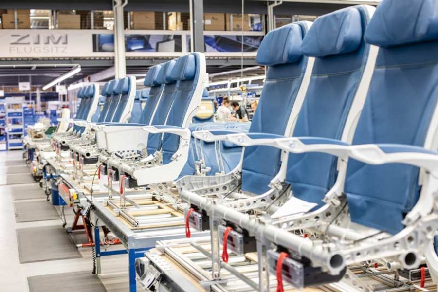 ZIM AIRCRAFT SEATING Produktion ZIM AIRCRAFT SEATING Produktion
