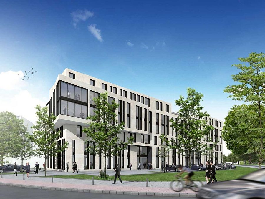 Visualisierung des Berliner Carrees im Verlagsviertel von Darmstadt Visualisierung des Berliner Carrees im Verlagsviertel von Darmstadt