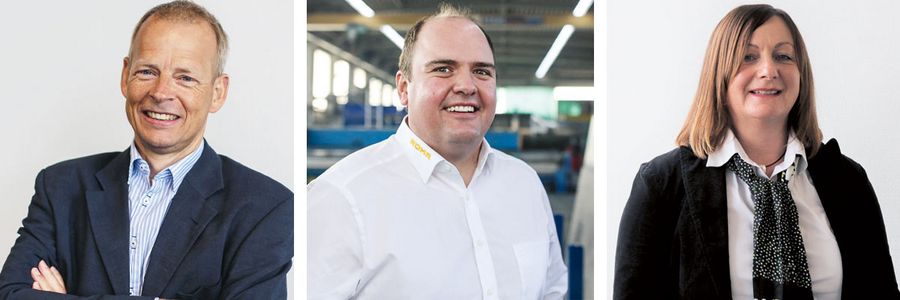 Martin Kässbohrer, Geschäftsführer, Stefan Mader, Leiter Technische Auftragsabwicklung und Christiane Brunner, Leiterin Buchhaltung Rohr Spezialfahrzeuge GmbH Martin Kässbohrer, Geschäftsführer, Stefan Mader, Leiter Technische Auftragsabwicklung und Christiane Brunner, Leiterin Buchhaltung Rohr Spezialfahrzeuge GmbH