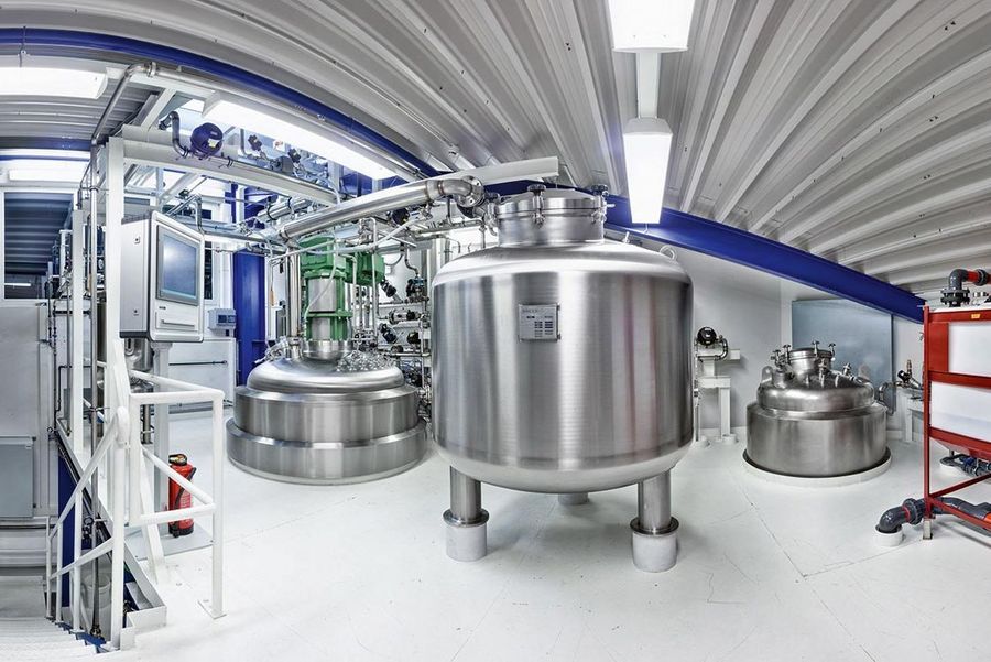 Produktion im industriellen Maßstab Produktion im industriellen Maßstab