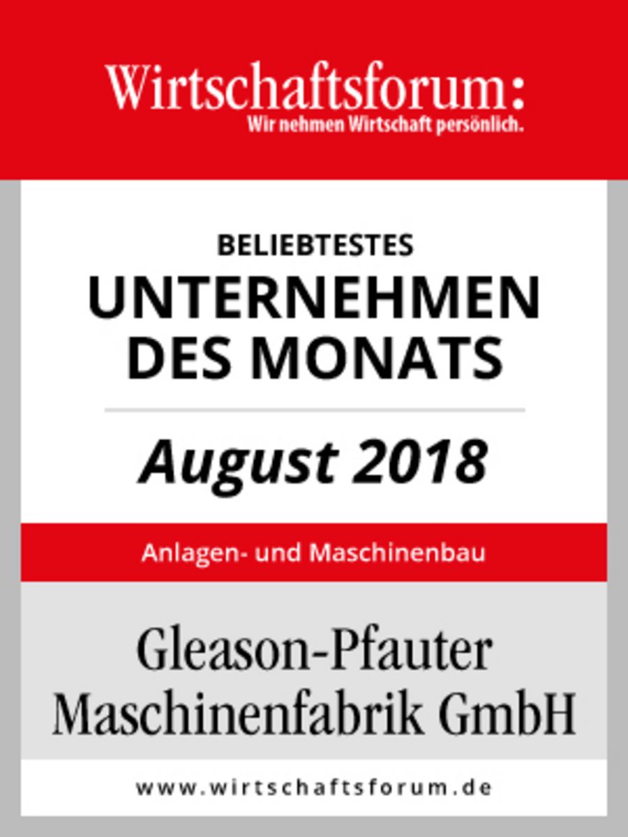 Unternehmen des Monats 2018
