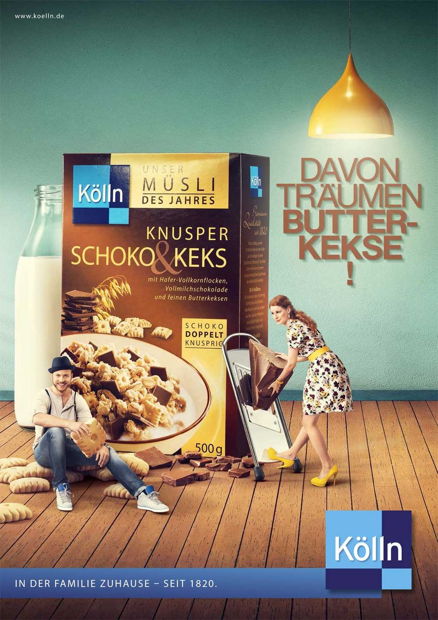 Kölln Müsli Knusper Schoko & Keks. Kölln Müsli Knusper Schoko & Keks.