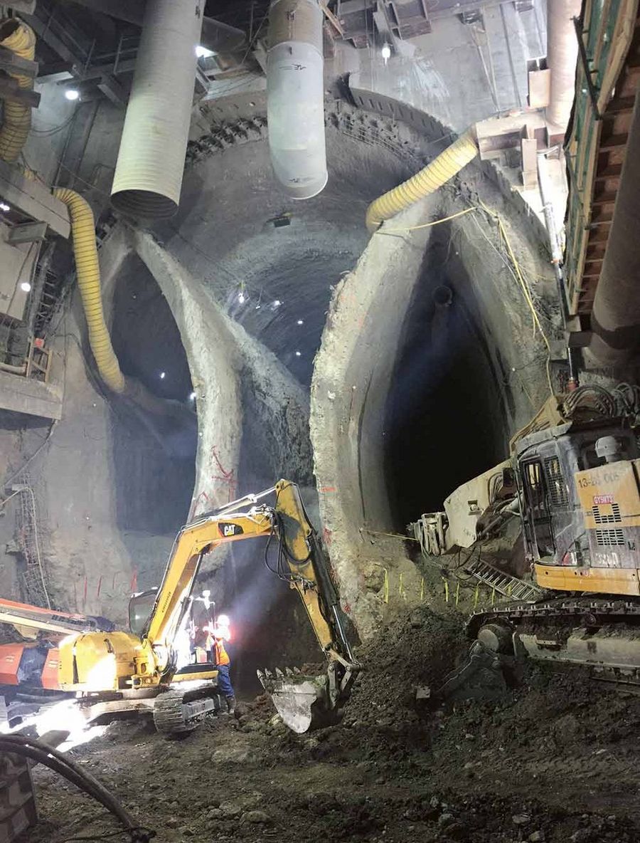 Chinatown Tunnelbau