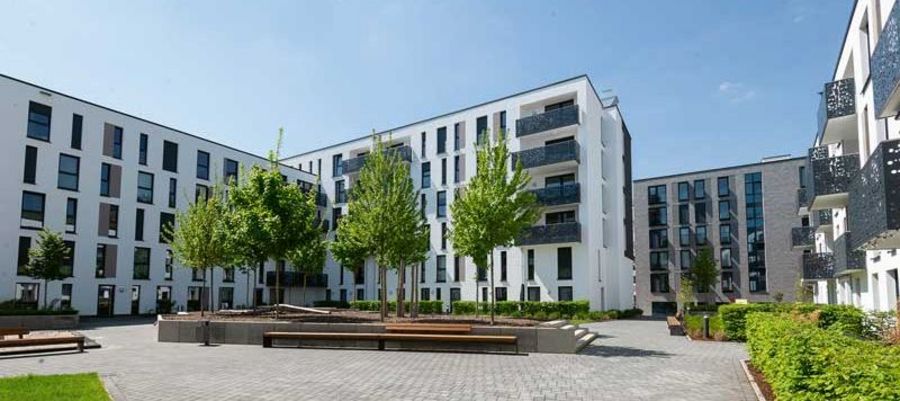 RVI GmbH LOK.West: Innenhof des Wohngebäudes Citadis RVI GmbH LOK.West: Innenhof des Wohngebäudes Citadis
