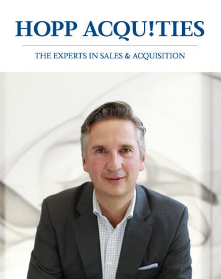 Marco Hopp, Gründer und Geschäftsführer der HOPP ACQU!TIES
