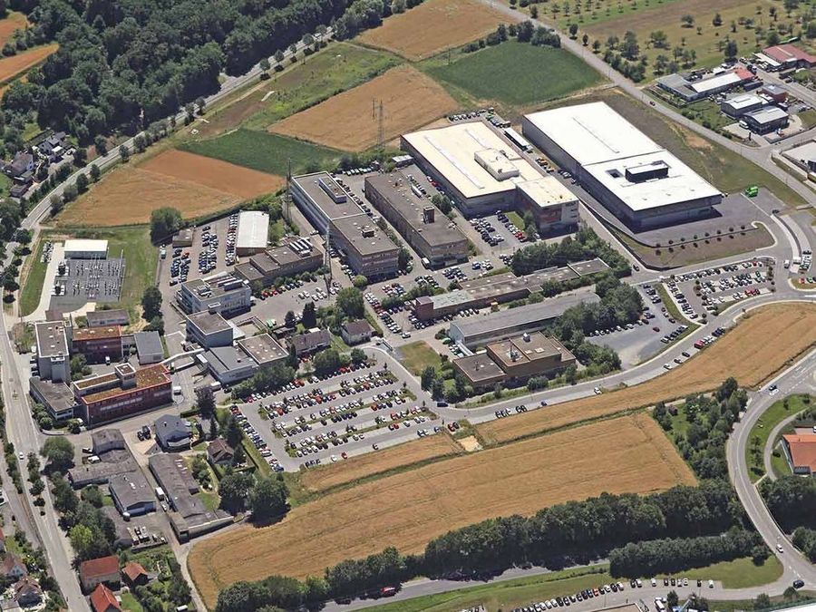 Der Hauptstandort der Richard Wolf GmbH in Knittlingen, wo das Unternehmen 1947 gegründet wurde und bis heute ansässsig ist Der Hauptstandort der Richard Wolf GmbH in Knittlingen, wo das Unternehmen 1947 gegründet wurde und bis heute ansässsig ist