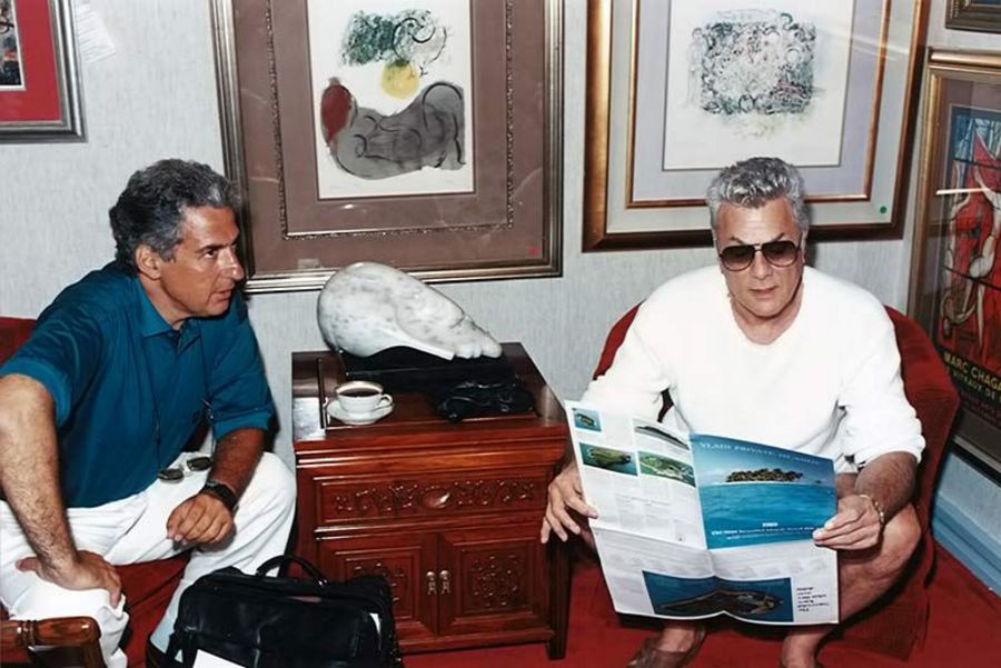 Farhad Vladi mit Tony Curtis Farhad Vladi mit Tony Curtis