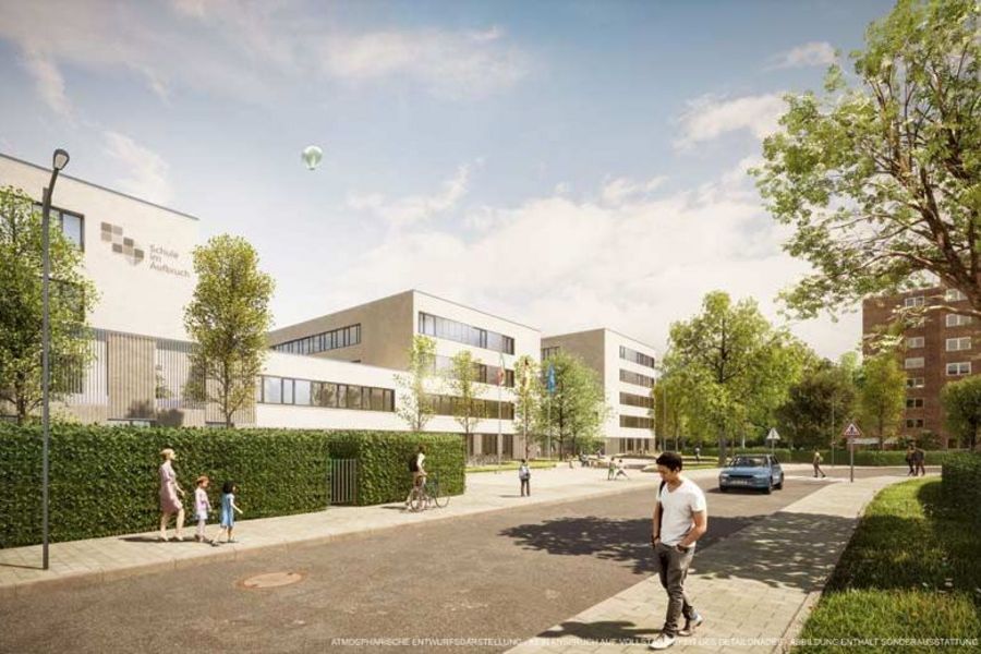 HHA Planung - Entwurf Gesamtschule an der Aldekerstraße in Düsseldorf HHA Planung - Entwurf Gesamtschule an der Aldekerstraße in Düsseldorf