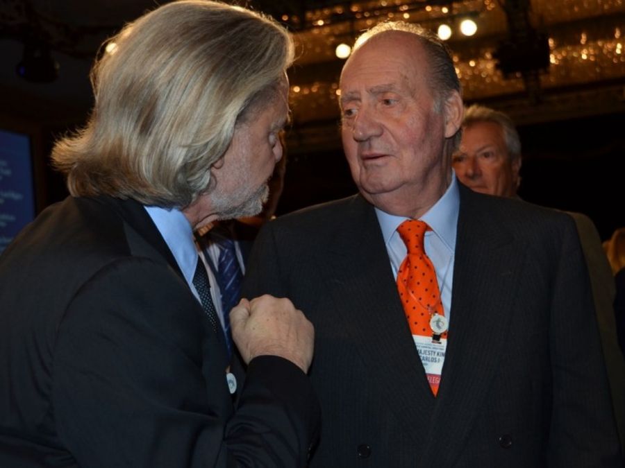 Dr. Hermann Bühlbecker und König Juan Carlos I. von Spanien Dr. Hermann Bühlbecker und König Juan Carlos I. von Spanien