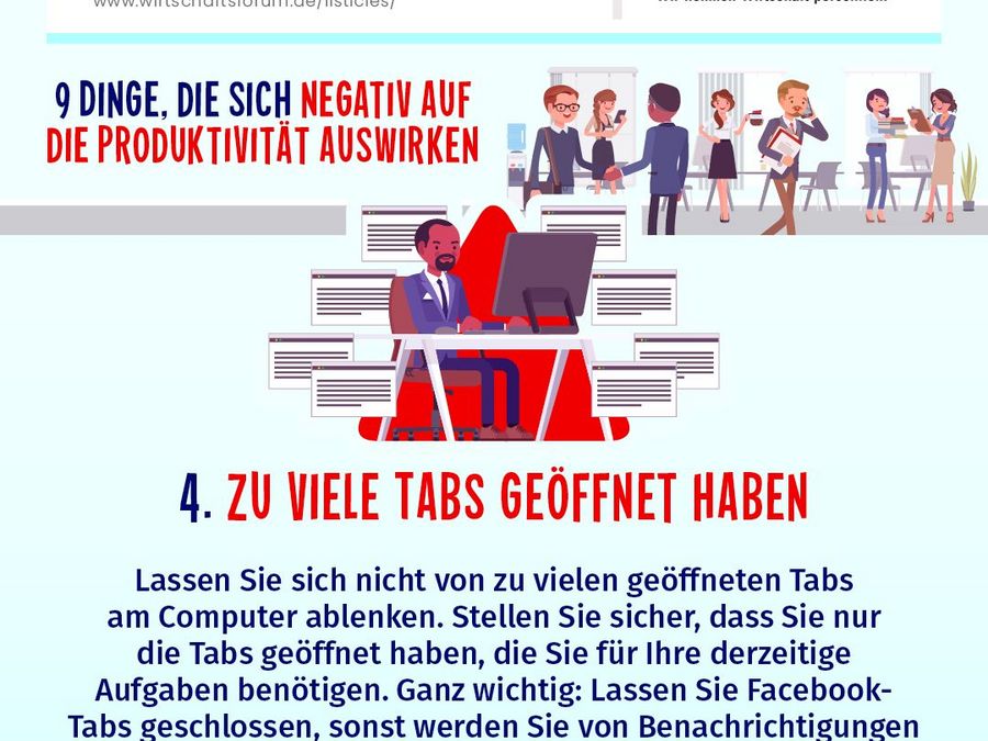 Zu viele Tabs geöffnet haben