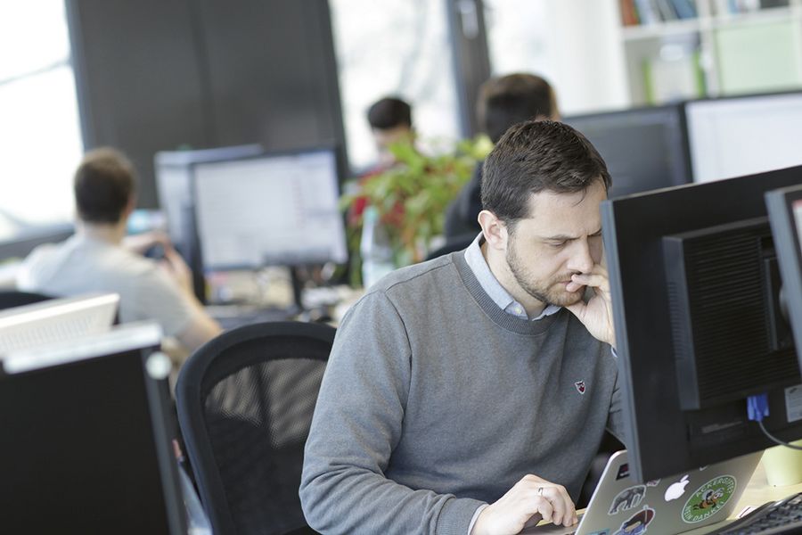 Signavio - Entwickler bei der Arbeit Signavio - Entwickler bei der Arbeit