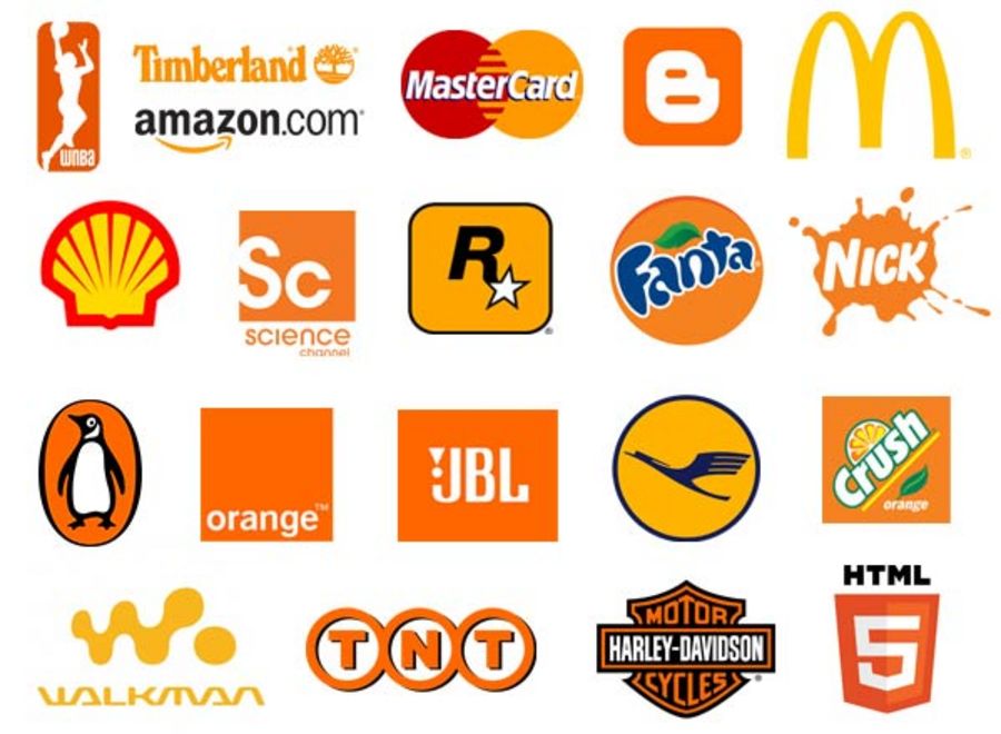 Famous Orange Logos 1 Famous Orange Logos 1