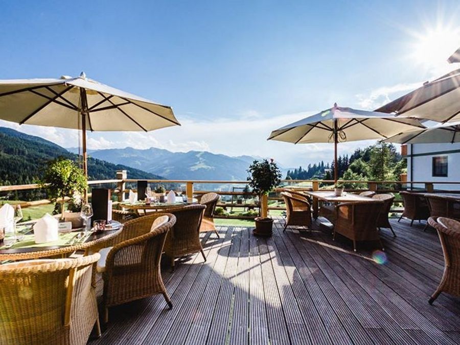 Hotel Edelweiss Wagrain Terrasse Hotel Edelweiss Wagrain Terrasse