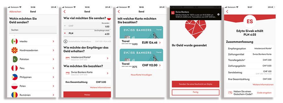 Swiss Bankers Digitale Karten Swiss Bankers Digitale Karten