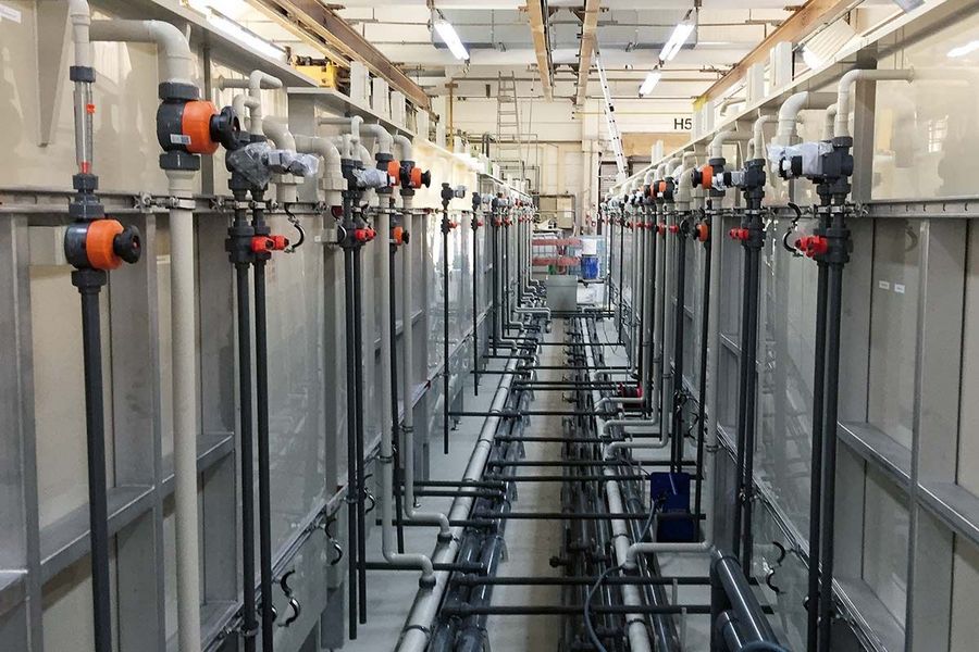 Systemlösung für Galvanikbetriebe Systemlösung für Galvanikbetriebe