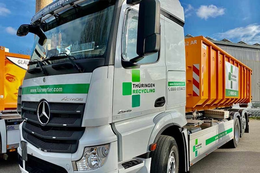 Thüringen Recycling LKW
