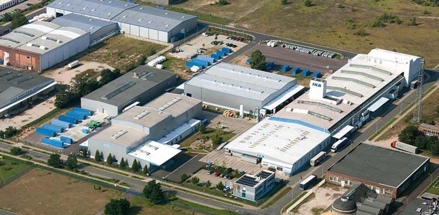 Der Firmensitz von IKA in Bitterfeld-Wolfen