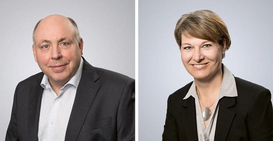 Stephen Naumann, Vice President, Region Europe North and CIS, und Astrid Näscher, Marketing Director, Region Europe North der Elopak GmbH Stephen Naumann, Vice President, Region Europe North and CIS, und Astrid Näscher, Marketing Director, Region Europe North der Elopak GmbH