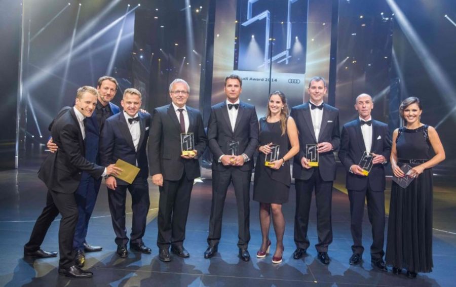 Das Team von Autohaus Nauen bei den Audi Awards Das Team von Autohaus Nauen bei den Audi Awards