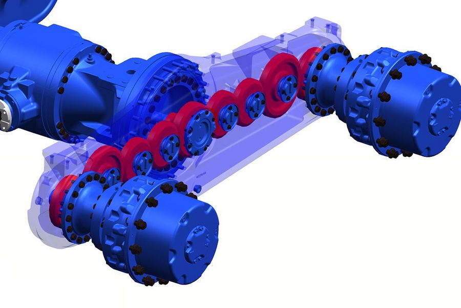 NAF geared Bogie NAF geared Bogie